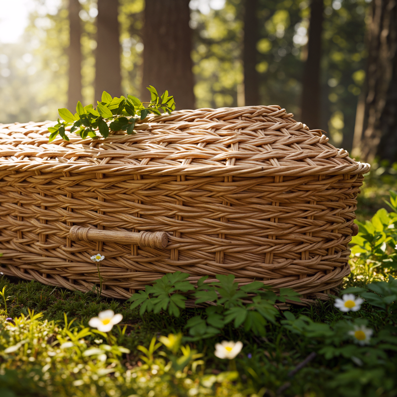 Peaceful remembrance ceremony with family gathering